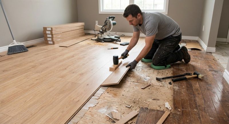 Laminate Wood Installation in Loudoun County, VA