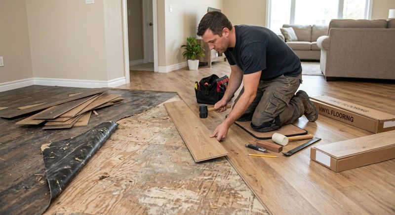 Linoleum Flooring Replacement in Arvada, CO