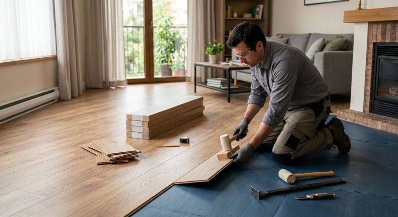 Plank Laminate Installation in Fredericksburg, VA