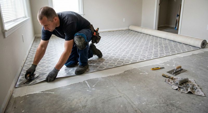 Sheet Flooring Installation in Granbury, TX