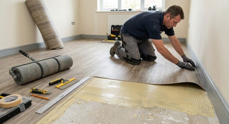 Sheet Flooring Installation in Georgetown, TX